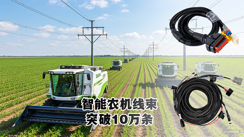 喜訊！蘇州凱佰樂智能農(nóng)機線束生產(chǎn)破10萬條